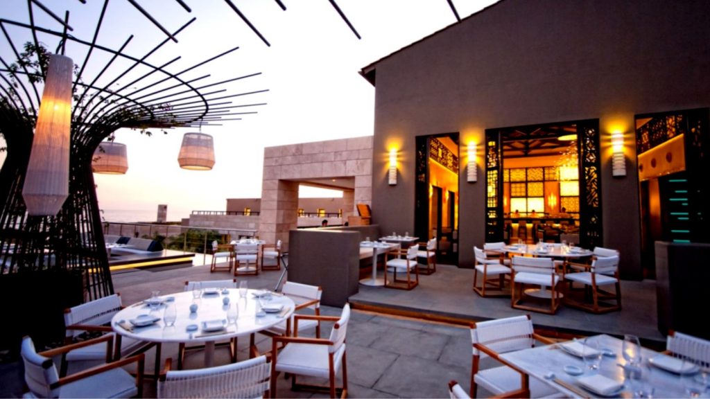 Exterior of a restaurant