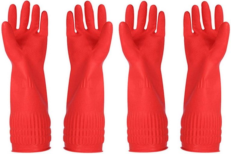 How can Gloves be beneficial for Dishwashing and House Cleaning?