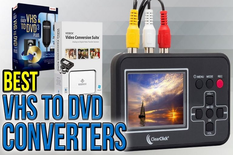 Best VHS to DVD Converter Machine