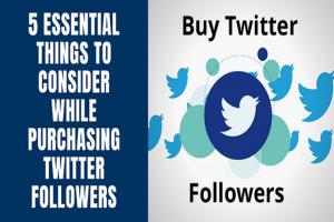5 Essential Things To Consider While Purchasing Twitter Followers