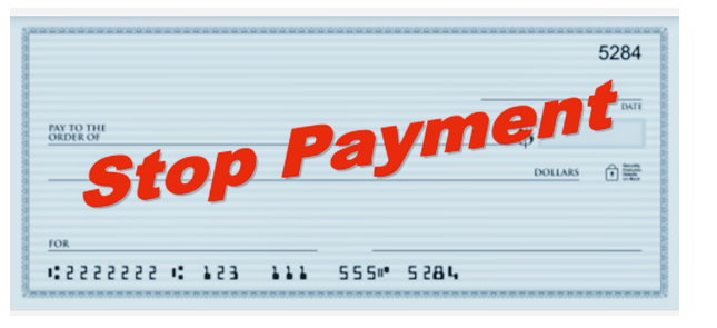 stop payment
