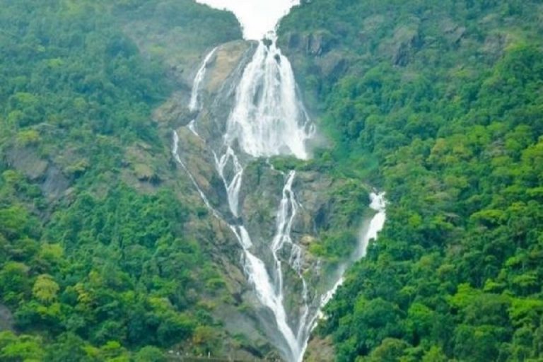 Stunning waterfalls in Goa