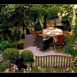 A terrace garden at home