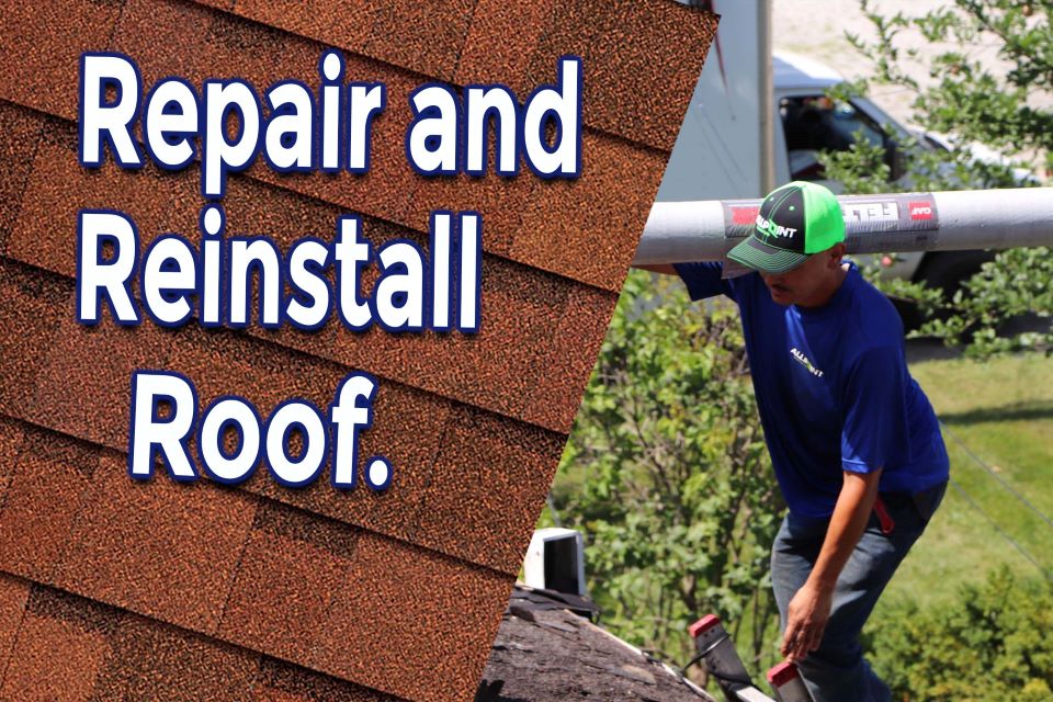 Repair and Reinstall Home’s Roofing