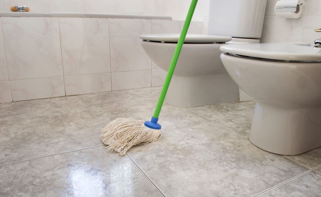 bathroom cleaning