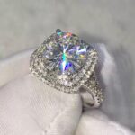 moissanite diamond engagement rings