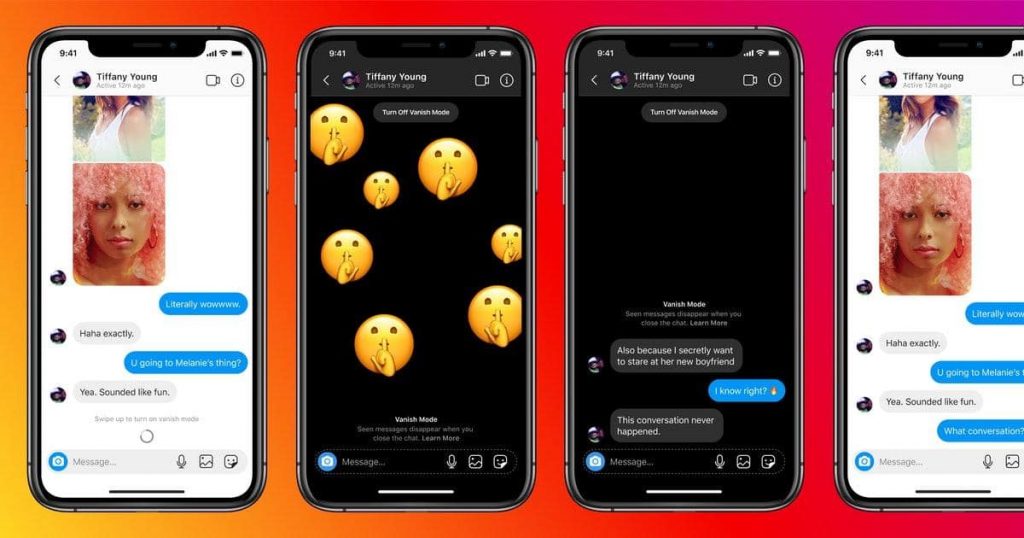 instagram vanish mode