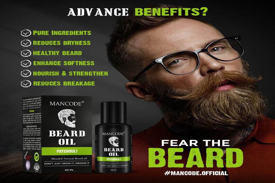 men beard oil