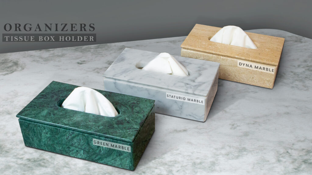marble tissue box