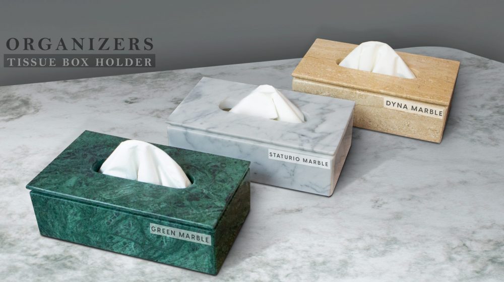 marble tissue box