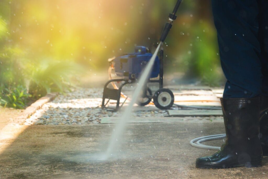 driveway and pressure cleaning