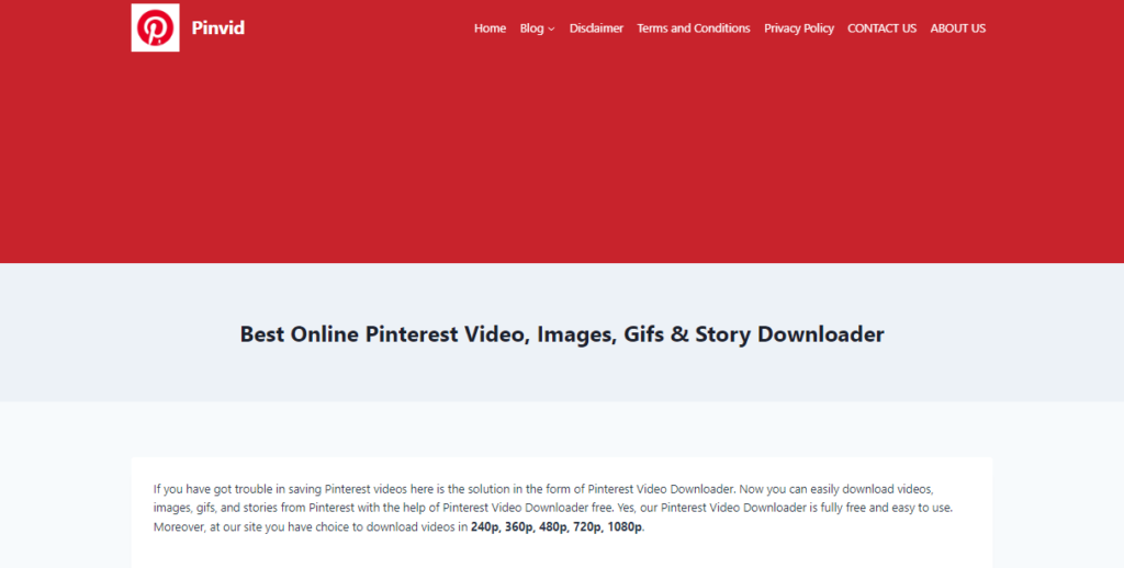 Pinterest Video Downloader-pinvid