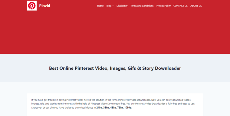 Pinvid.net – Your Ultimate Pinterest Video Downloader
