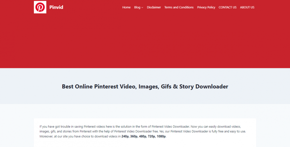 Pinterest Video Downloader-pinvid