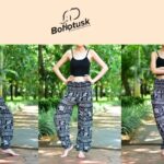 black harem pants