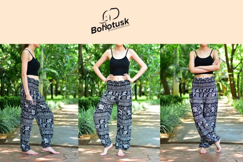 black harem pants