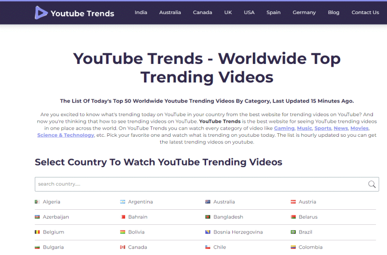 Discover the World’s Top Trending Videos with YTTrendz