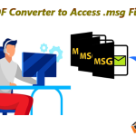 convert MSG file to PDF free