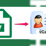 convert csv to vcf format