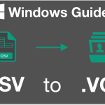 csv to vcf conversion