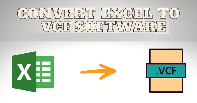 conversion excel contacts to VCF Format