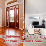 light floors for custom home