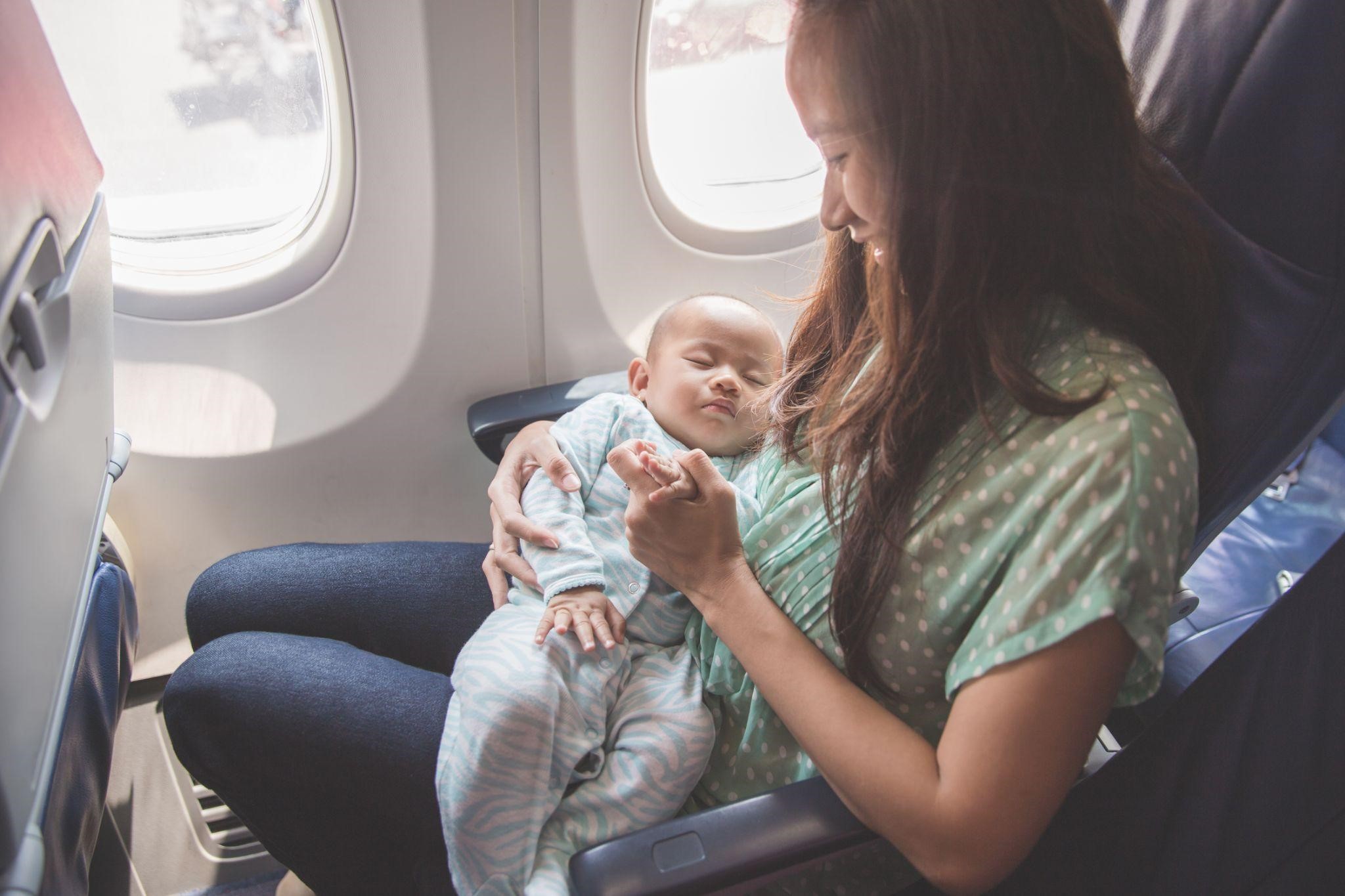flying with baby