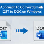 convert emails from OST to DOC