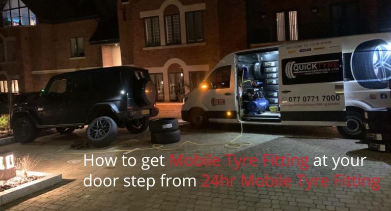 How to get mobile Tyre Fitting at your door step from 24hr Mobile Tyre Fitting