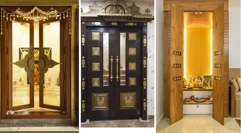 6 Factors to Include Pooja Room Dual Door Design to Your Home Interiors