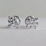 antique diamond studs
