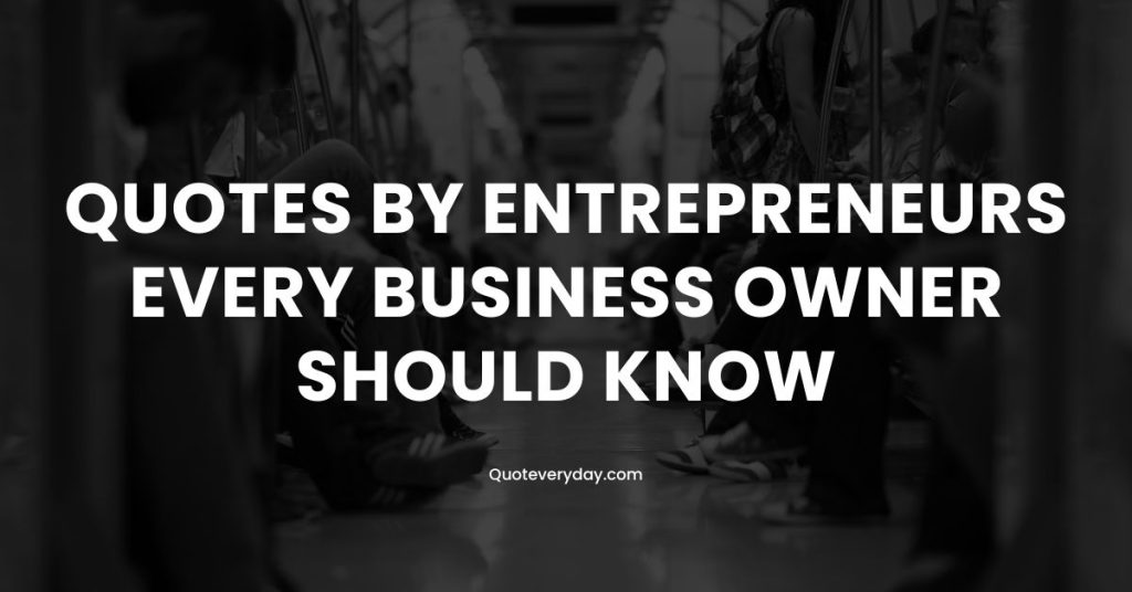 entrepreneurs
