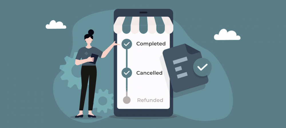 control your order status