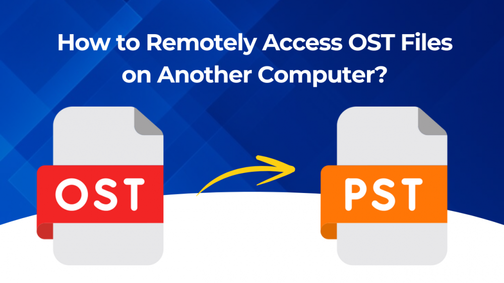 access ost files on another computer
