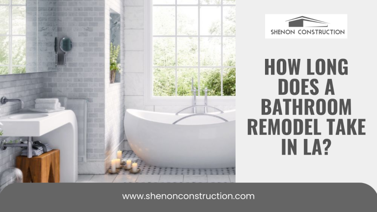 How Long Does a Bathroom Remodel Take in Los Angeles?