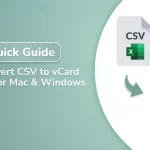 convert csv to vcard