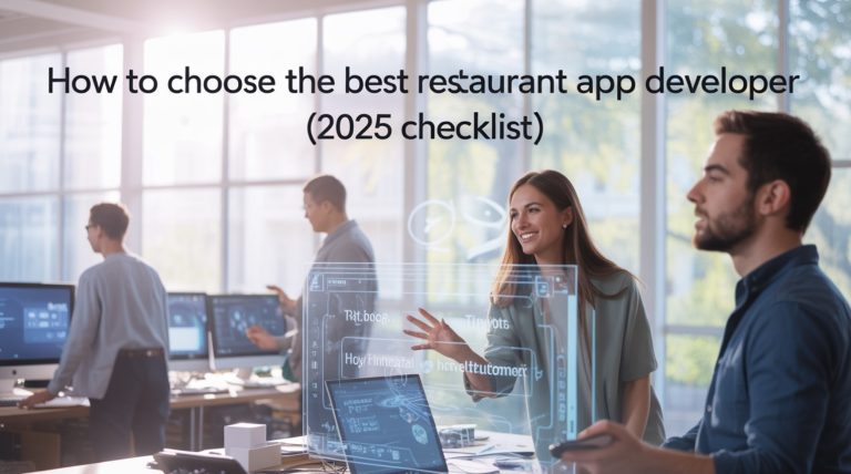 How to Choose the Best Restaurant App Developer: Your 2025 Checklist
