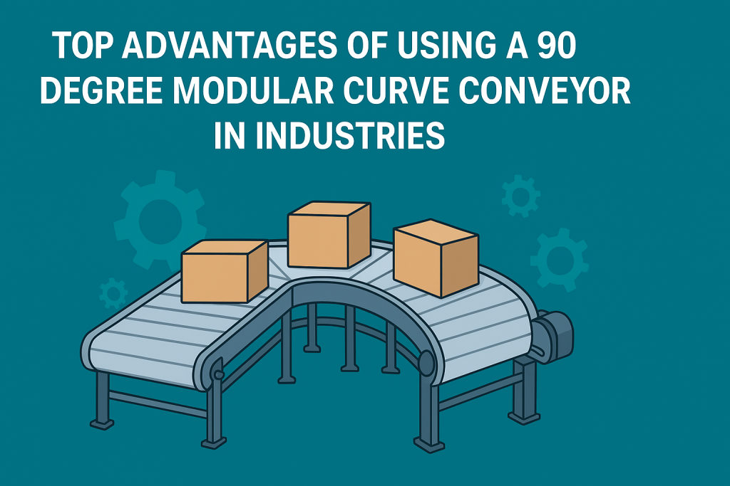 90 degree modular curve conveyor