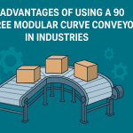 90 degree modular curve conveyor
