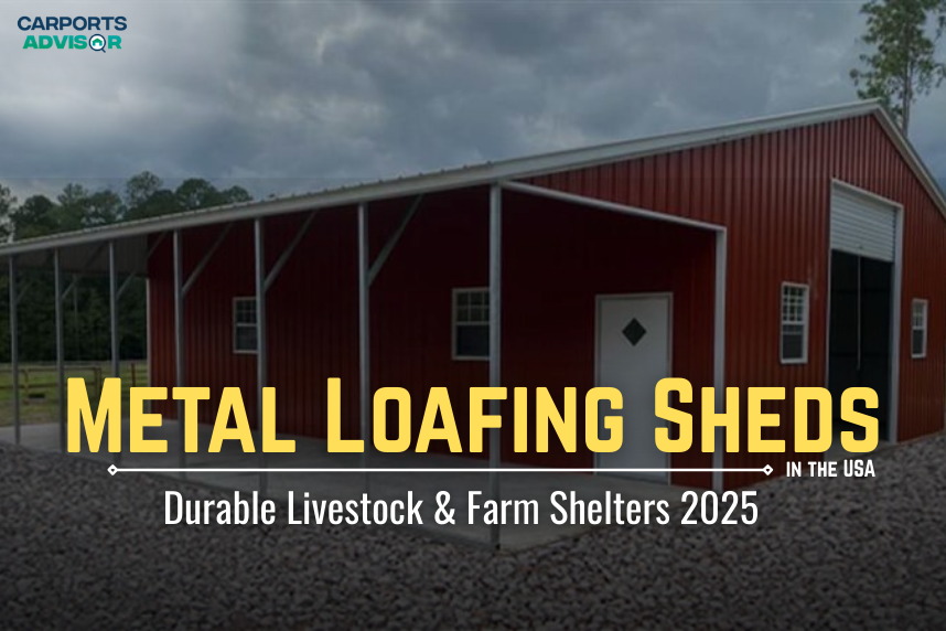 metal loafing sheds usa