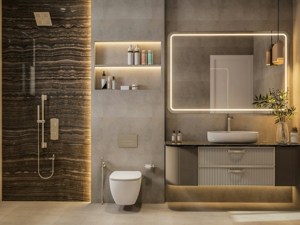 modern bathroom accessories
