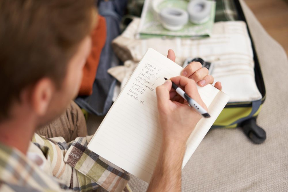 healthy travel checklist
