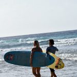 longboard surfing barbados