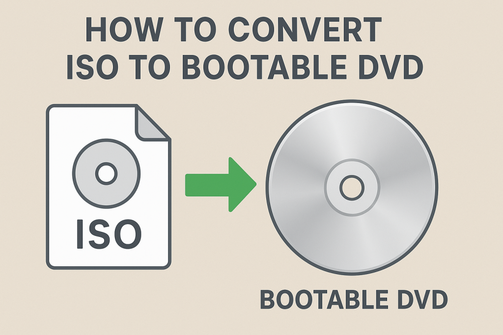 convert iso to bootable dvd