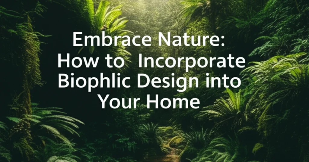 biophilic home design