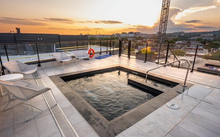 The Engineering behind Rooftop Pool Construction: Balancing Design and Safety