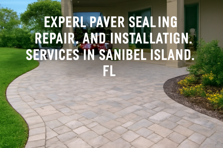 Expert Paver Sealing, Repair and Installation Services in Sanibel Island, FL