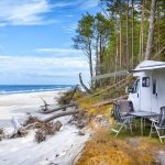 Satellite dishes for caravans