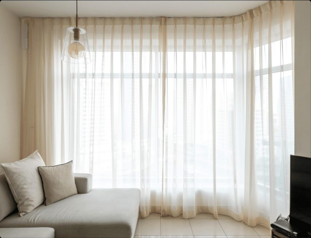 sheer curtains dubai