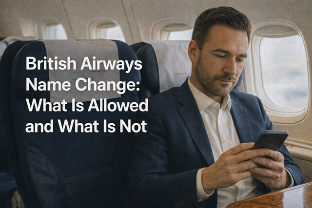 British Airways Name Change: What Is Allowed and What Is Not